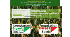 Desktop Screenshot of foundationorganicseed.com