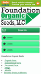 Mobile Screenshot of foundationorganicseed.com